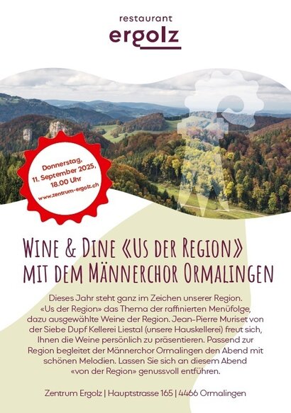 Zentrum Ergolz Wine & Dine 2025