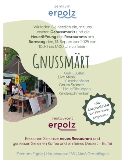 Zentrum Ergolz Gnussmarkt 2025